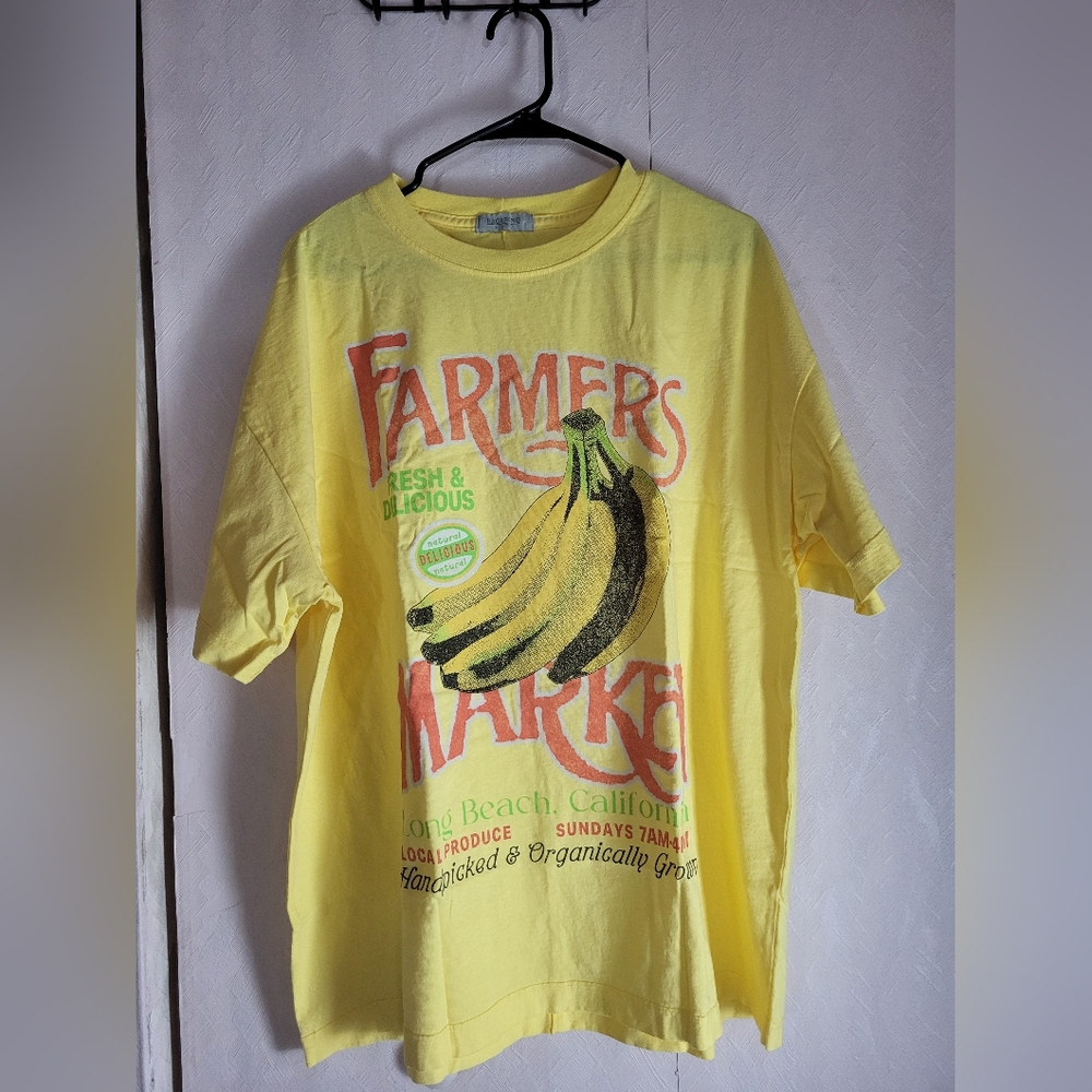 Free People Ragabond Farmers Market Tee NWOT - Picture 3 of 8